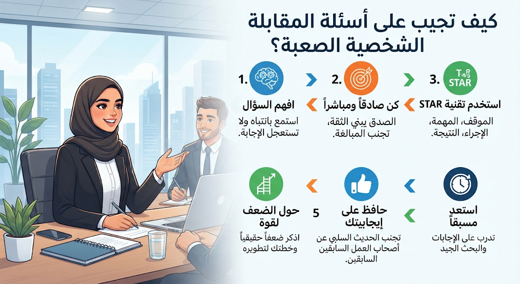 image-3-1 كيف تجيب على أسئلة المقابلة الشخصية الصعبة: دليل احترافي للتميز
