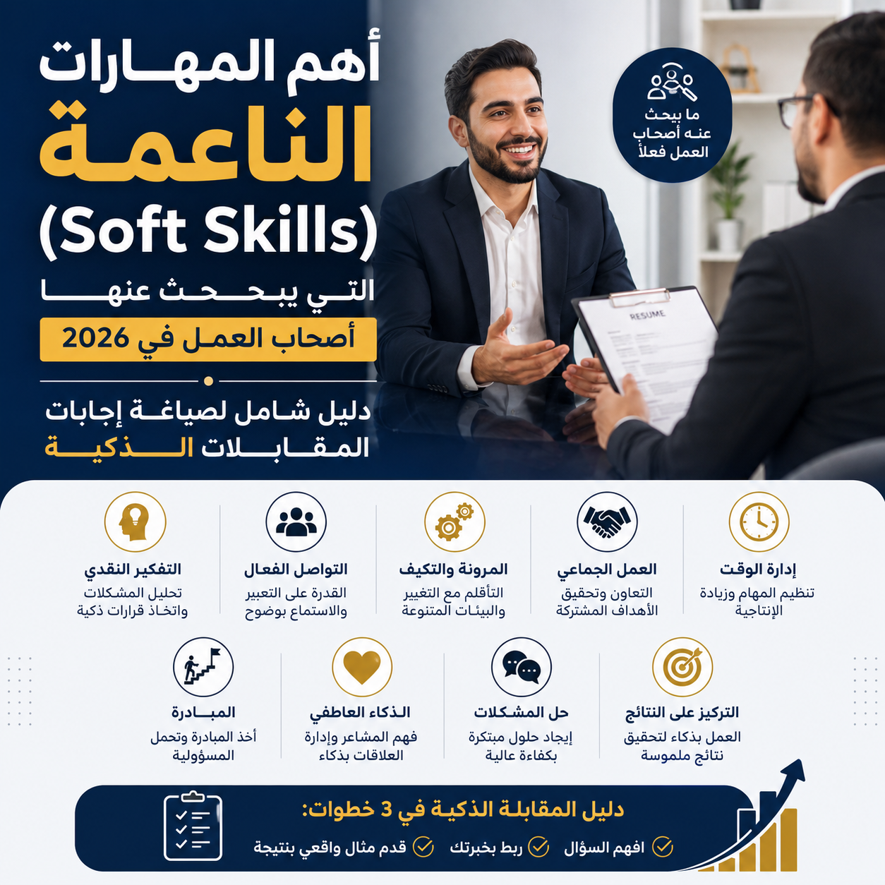 أهم المهارات الناعمة (Soft Skills)